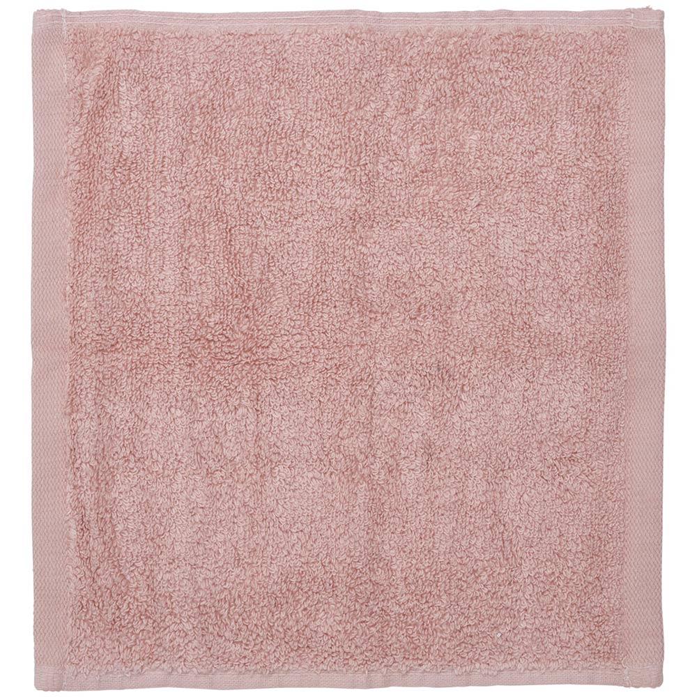 Wilko Supersoft Cotton Rose Pink Facecloths Image 3