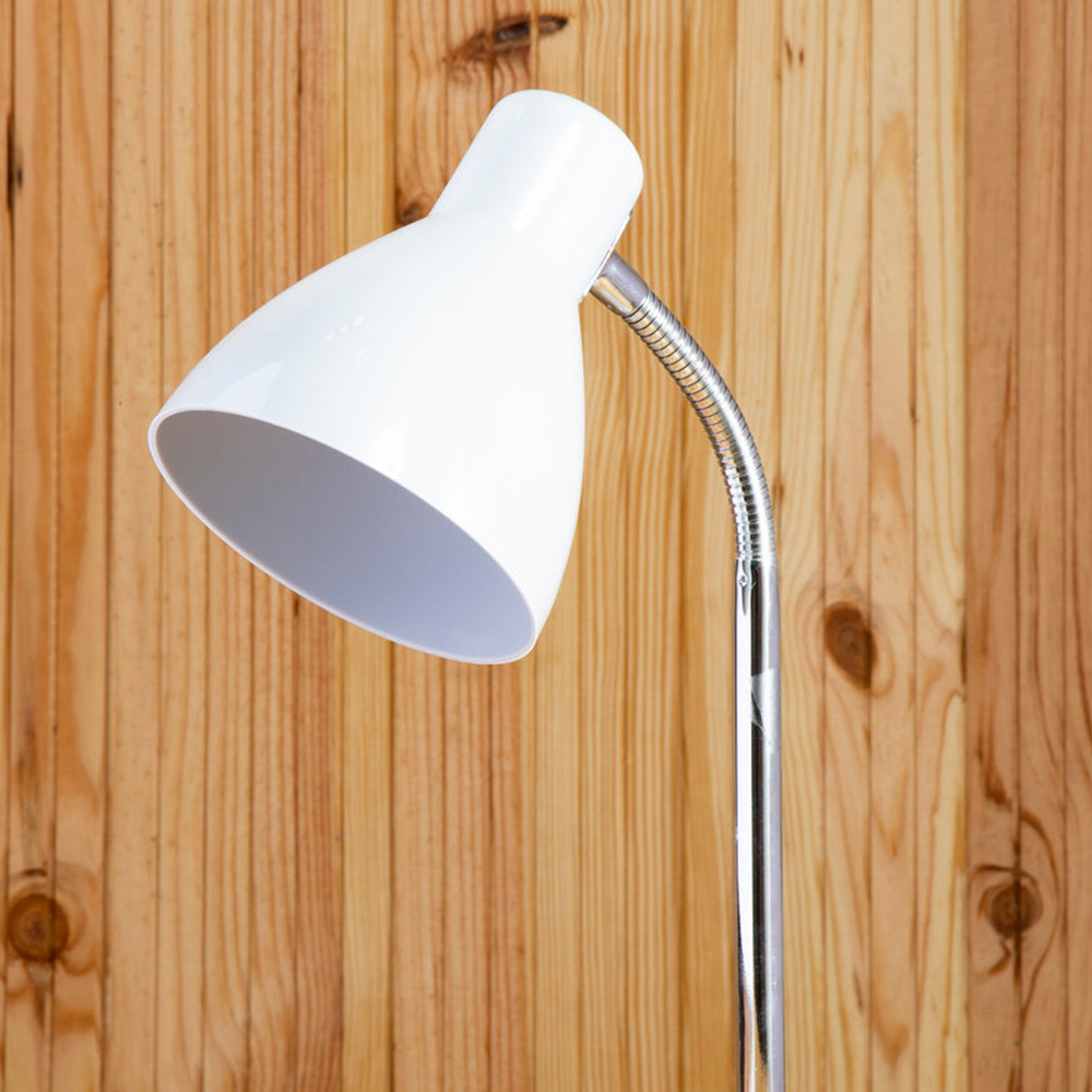 Premier Housewares Finley Grey Desk Lamp Image 5
