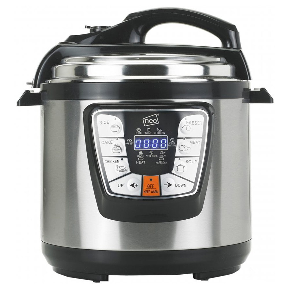 Neo Stainless Steel Pressure Cooker 6L Image 1