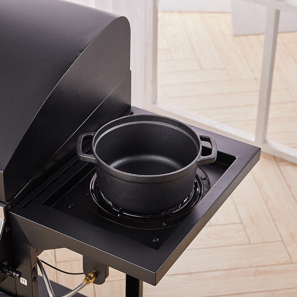 Living and Home Dia Mini Cast Iron Dutch Oven 20cm Image 6