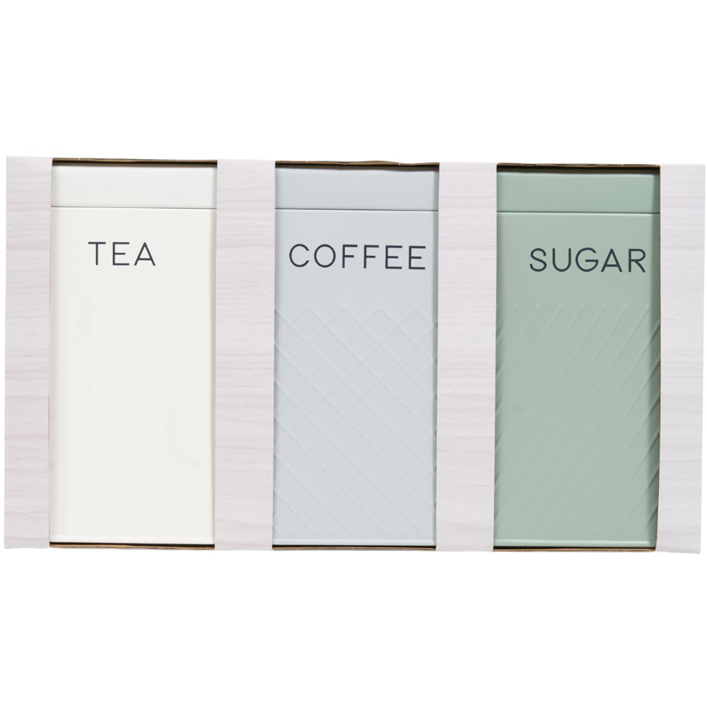 Set of 3 Square Canisters Image 3