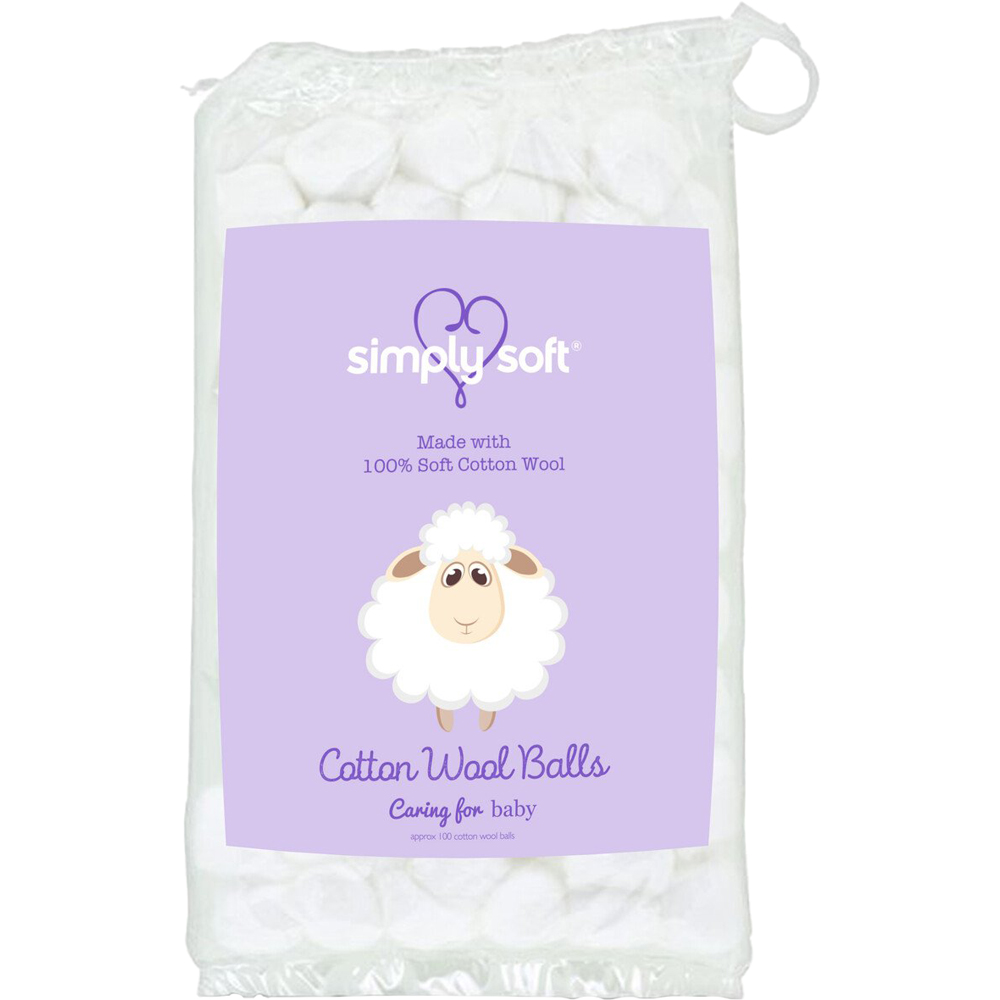 Simply Soft Cotton Wool Balls Image 1