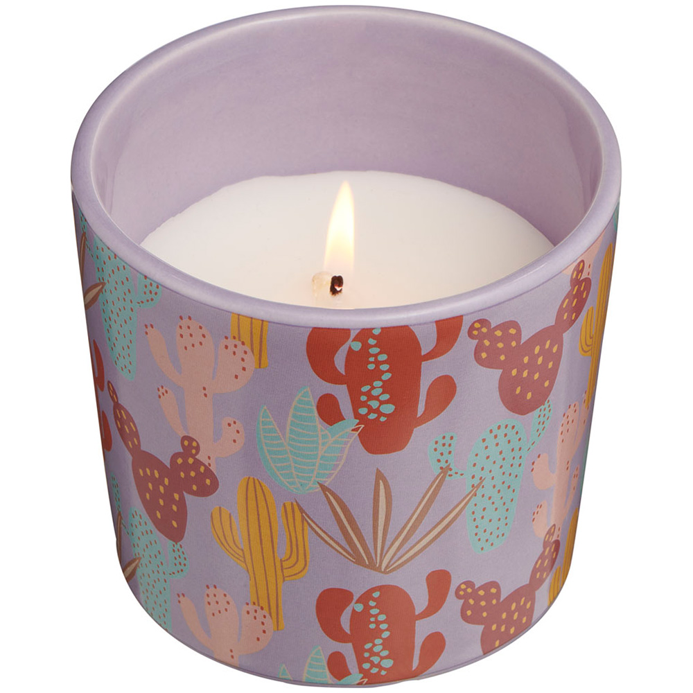 Wilko Summer Pattern Citronella Candle Image 3