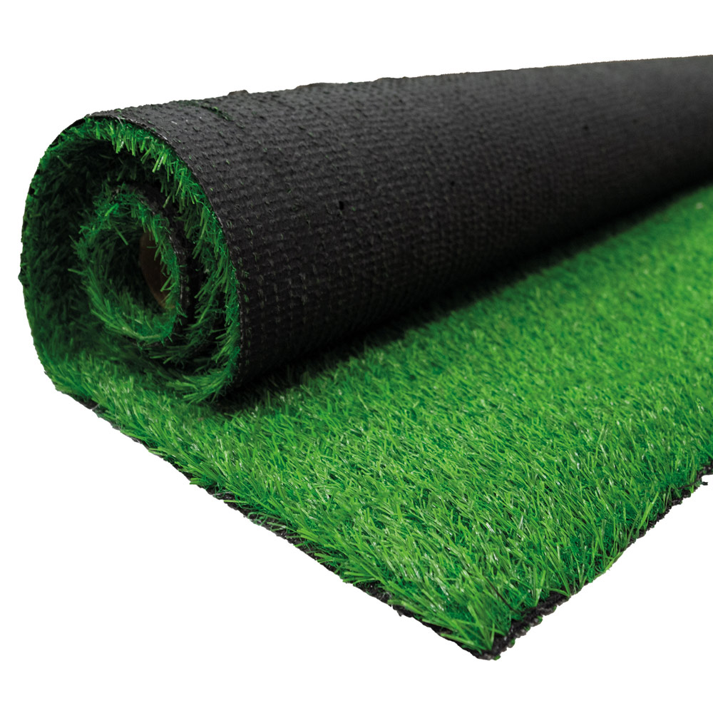 St Helens Home and Garden Rich Green Artificial Grass 7mm Pile 1 x 4m Image 1