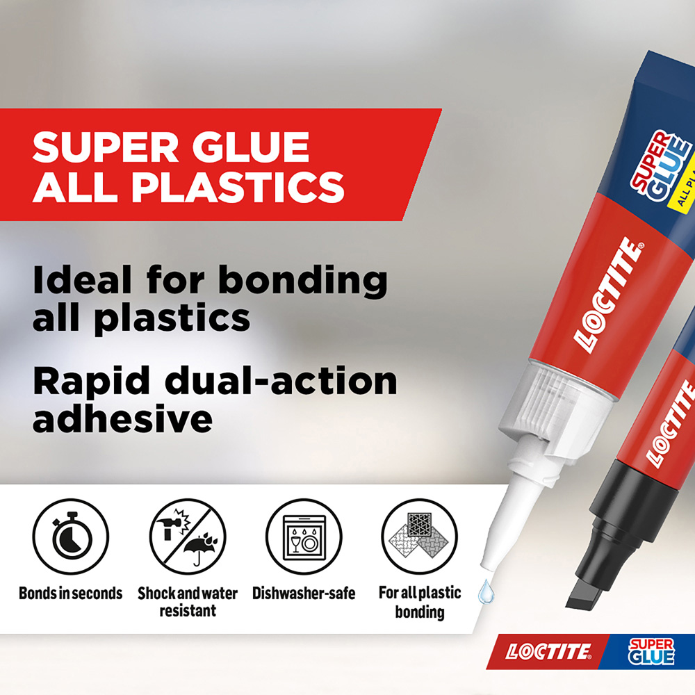 Loctite All Plastics Liquid and Pen Super Glue 4ml and 2g Image 5