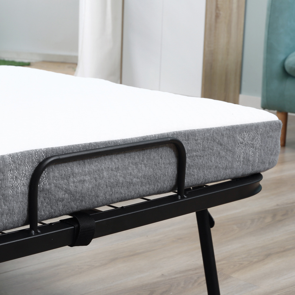 Portland Single Portable Folding Guest Bed with Mattress Image 3