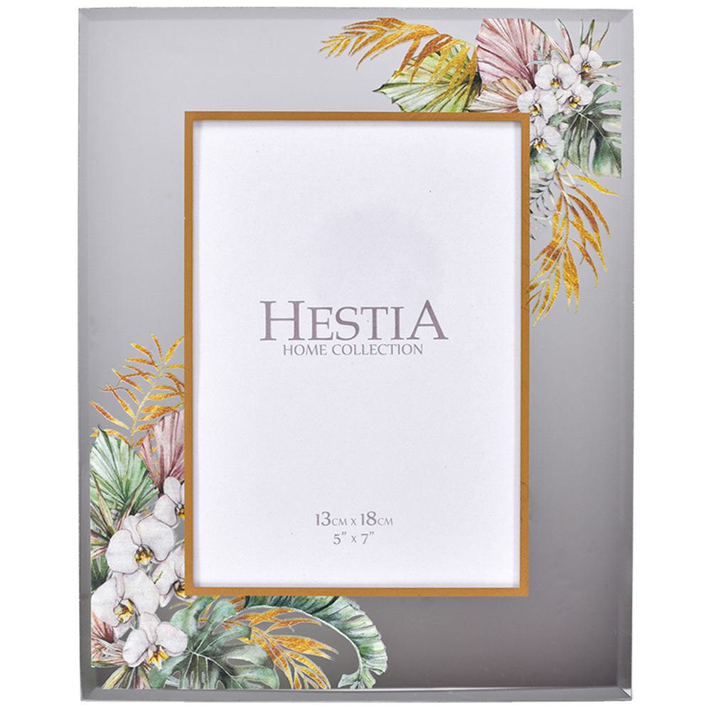 Premier Housewares Hestia Oasis Print Photo Frame 5 x 7 Inch Image 1