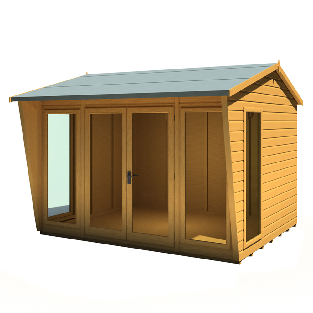 Shire Burghclere 10 x 8ft Double Door Contemporary Summerhouse Image 1
