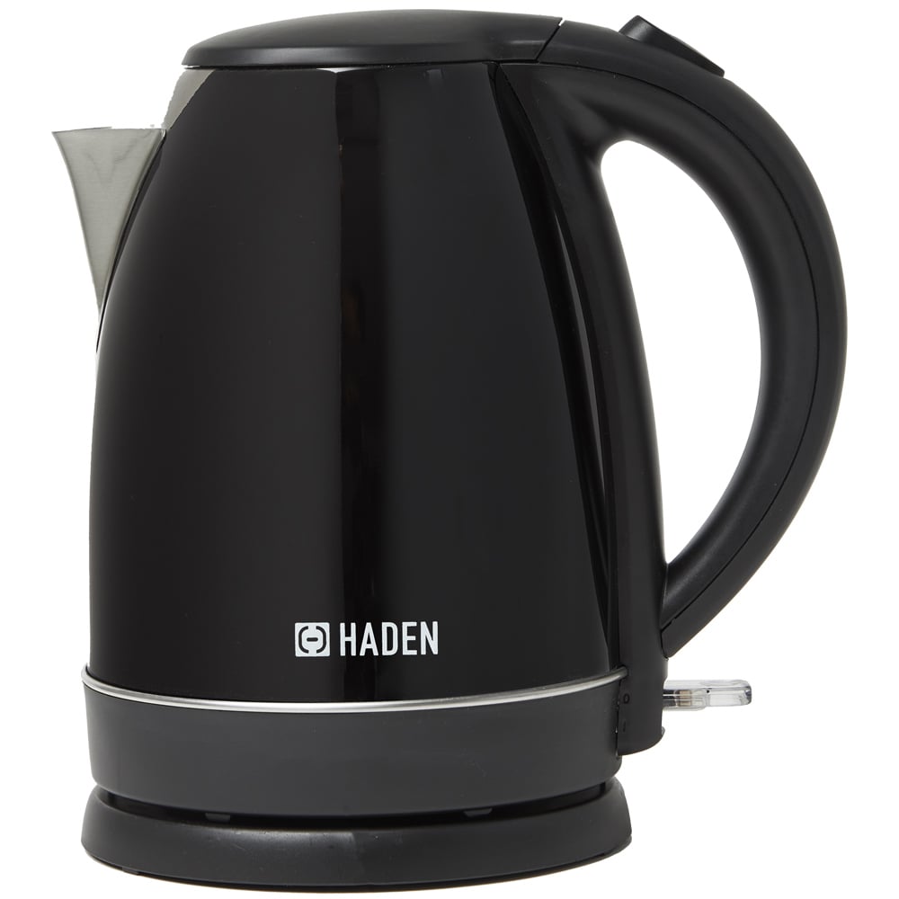 Haden 206497 Iver Black Stainless Steel Kettle 1.7L Image 1