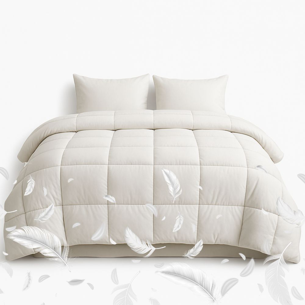 Opulent Home Single White All Season Duck Feather and Down Duvet 10.5 Tog Image 2