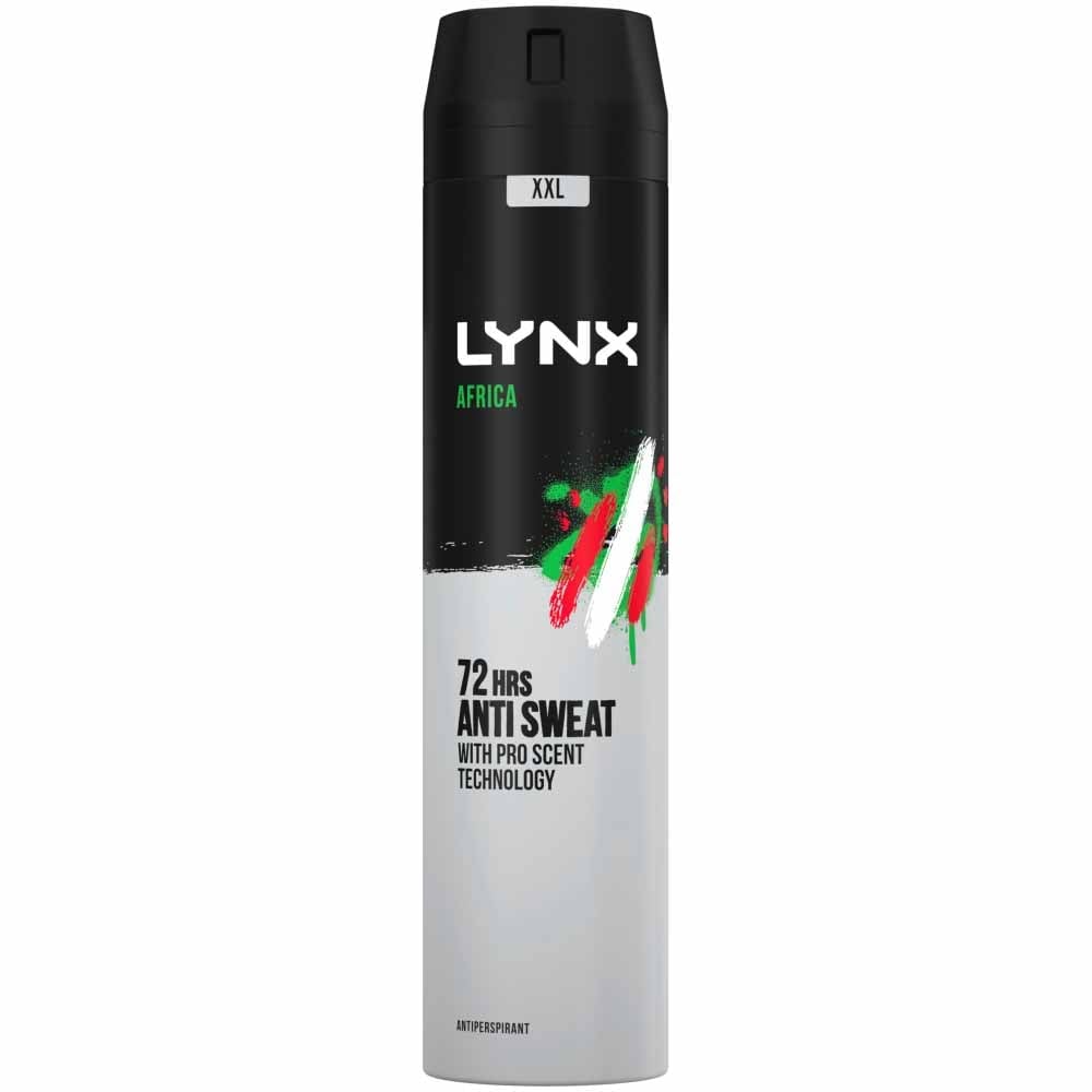Lynx XXL Africa 48 Hour Dry Anti-Perspirant Case of 6 x 250ml Image 2