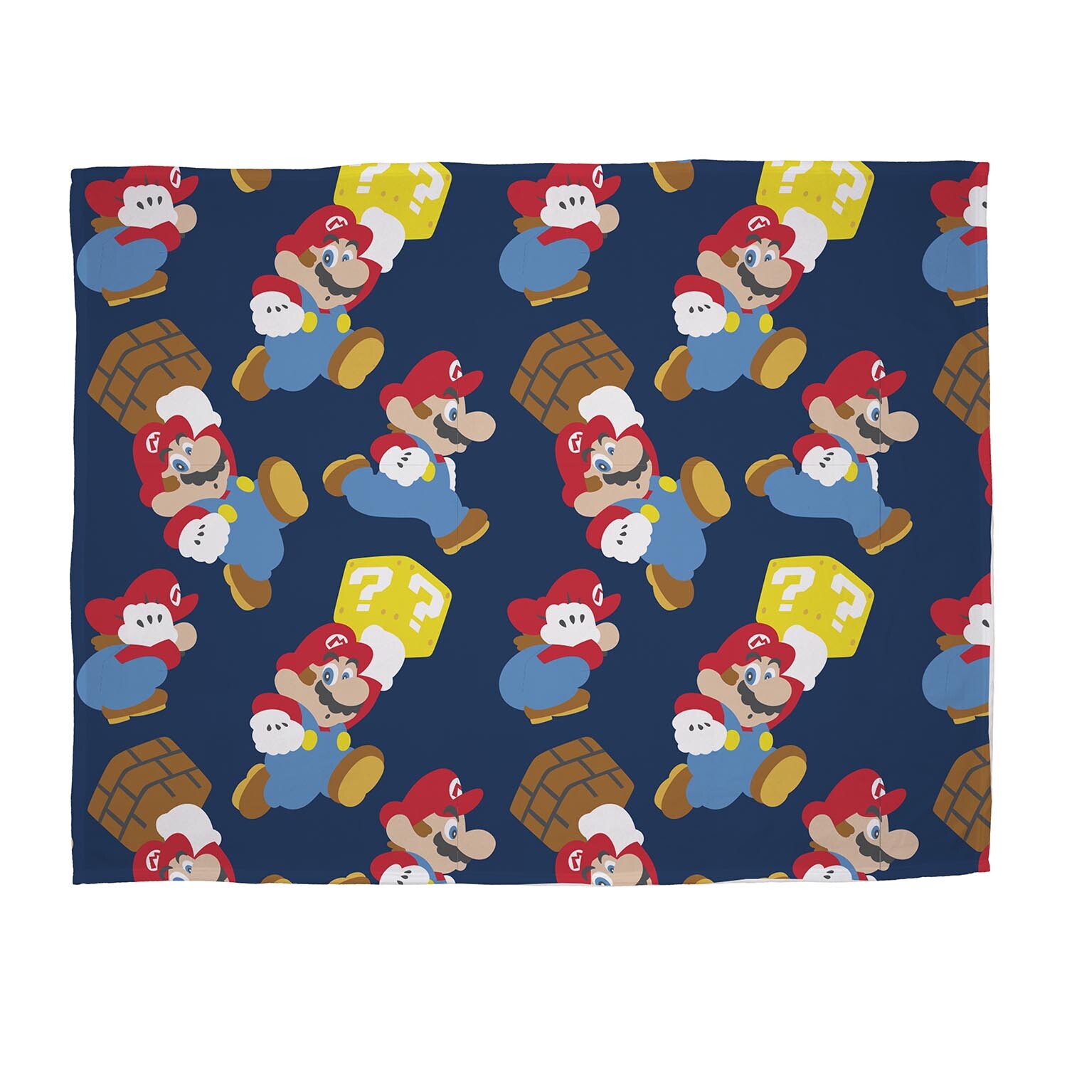 Super Mario Fleece Throw 100cm Image 1
