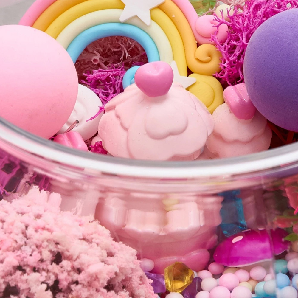 H&O Direct Kids DIY Unicorn LED Terrarium Kit with Remote Image 5