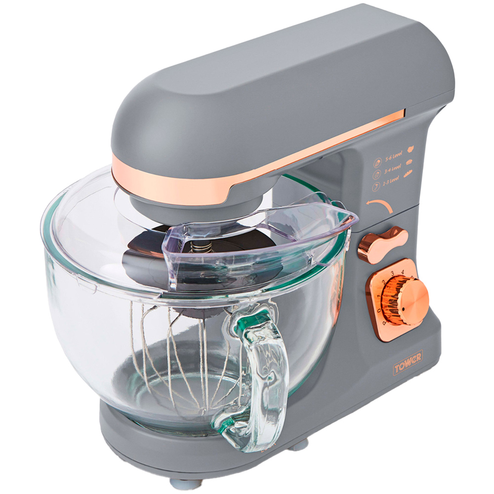 Tower T12066RGG Cavaletto Grey 4.5L Stand Mixer 1000W Image 1