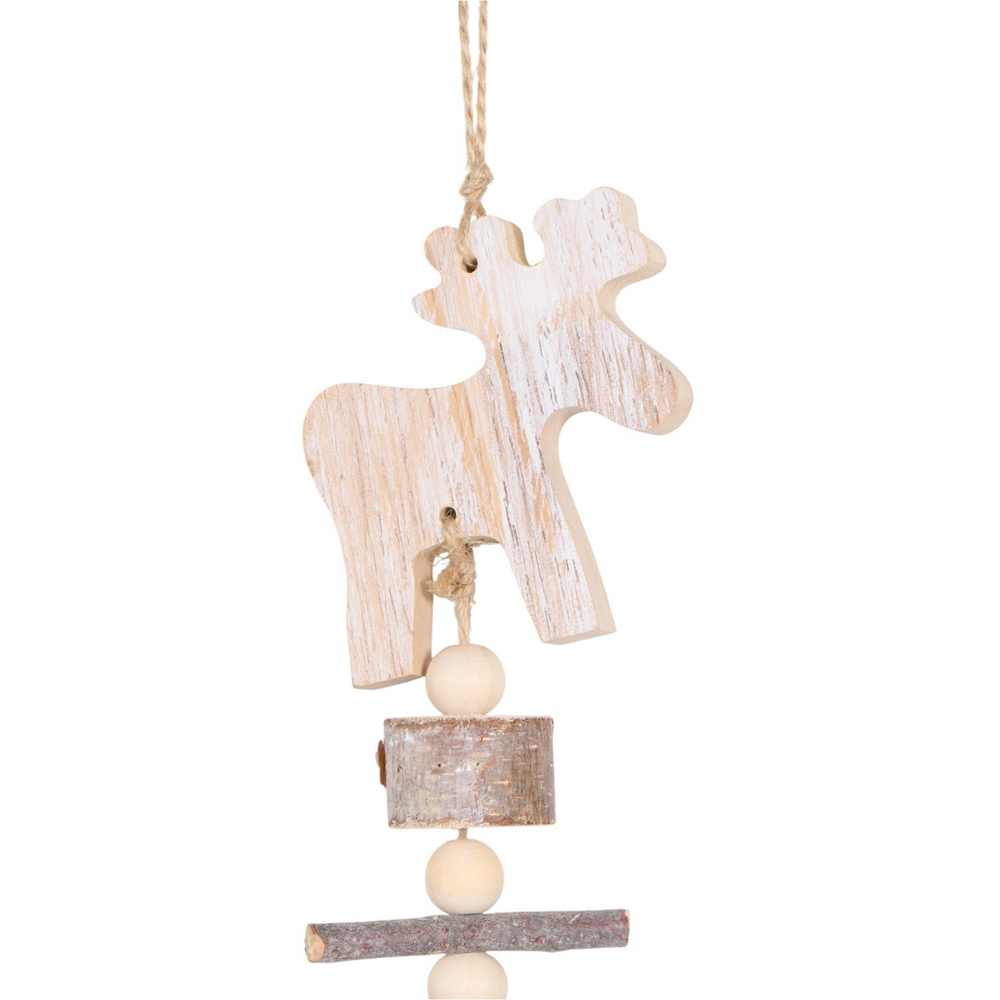 Wooden Star Hanging Natural Image 3