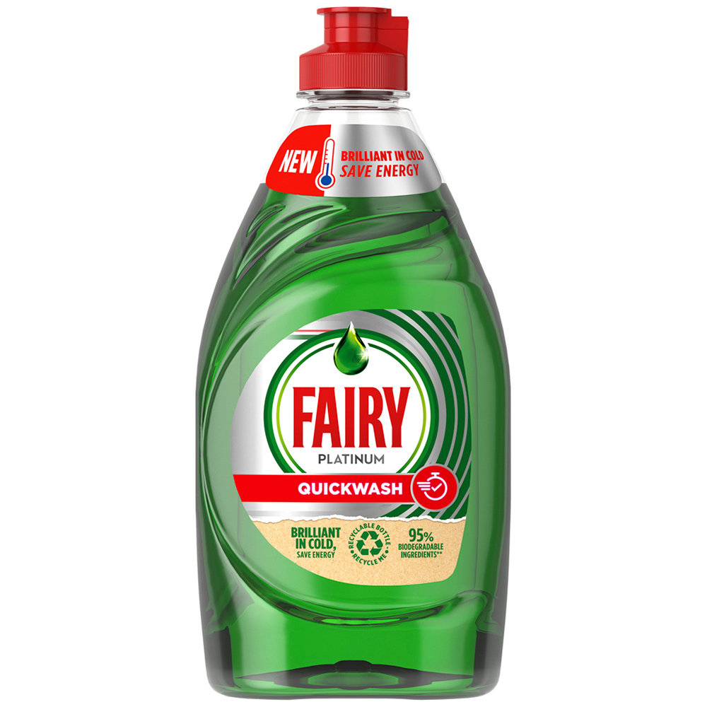 Fairy Platinum Original Washing Up Liquid 383ml Image 1