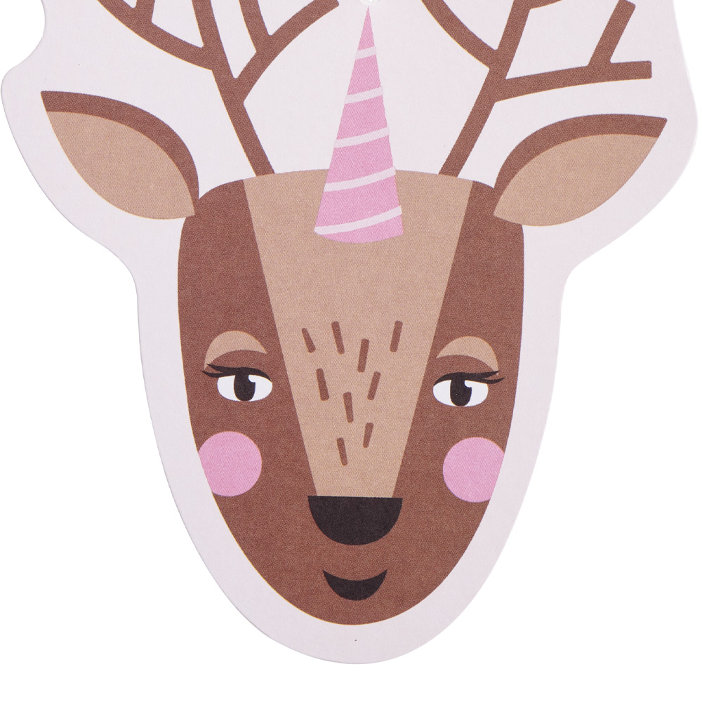 Wilko Festive Joy Reindeer Tags 8 Pack Image 4