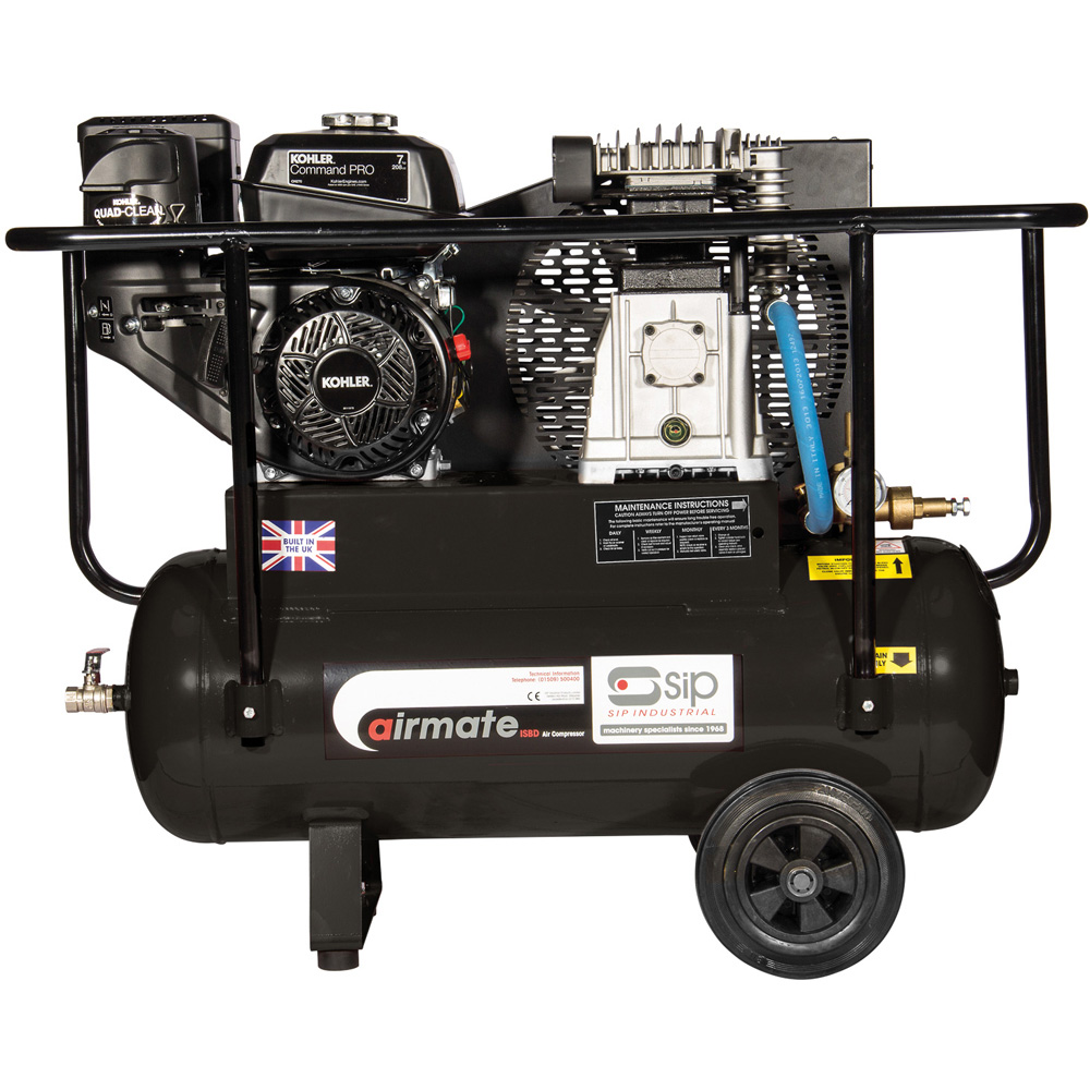 SIP ISKP7 Industrial Petrol Compressor 50L Image 1