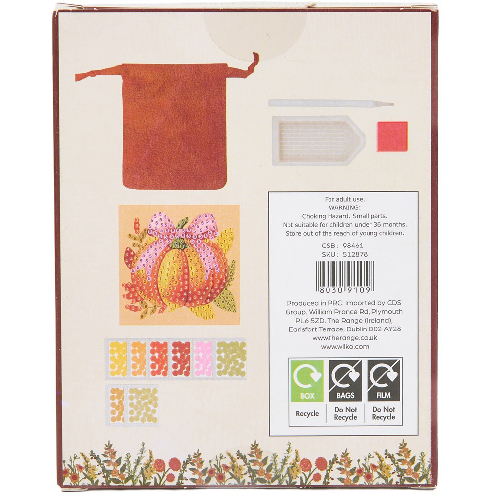 Autumn Diamond Art Compact Mirror Kit Image 2