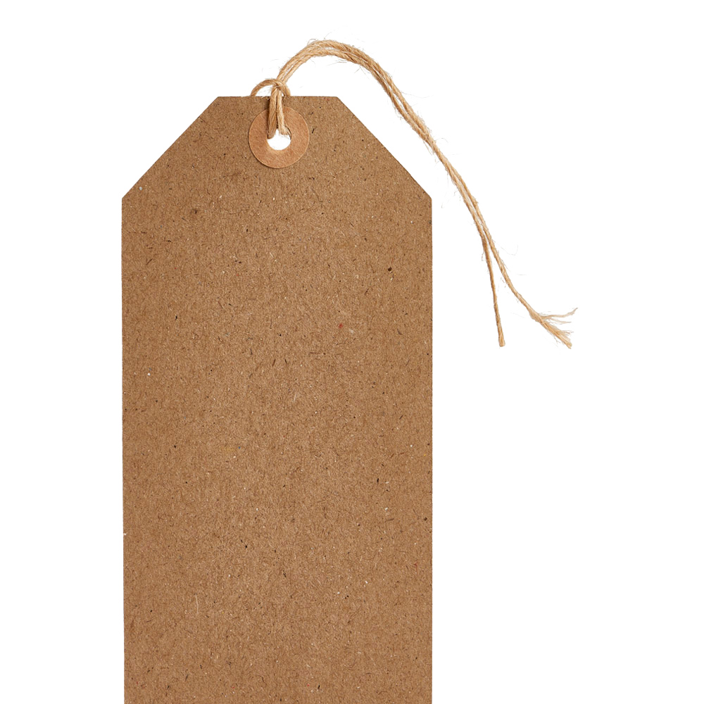 Wilko Kraft Luggage Tags 10 Pack Wilko