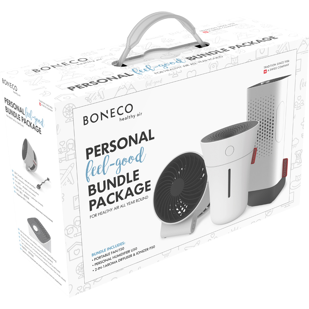 Boneco Portable Fan and Personal Humidifier Travel Kit Image 6