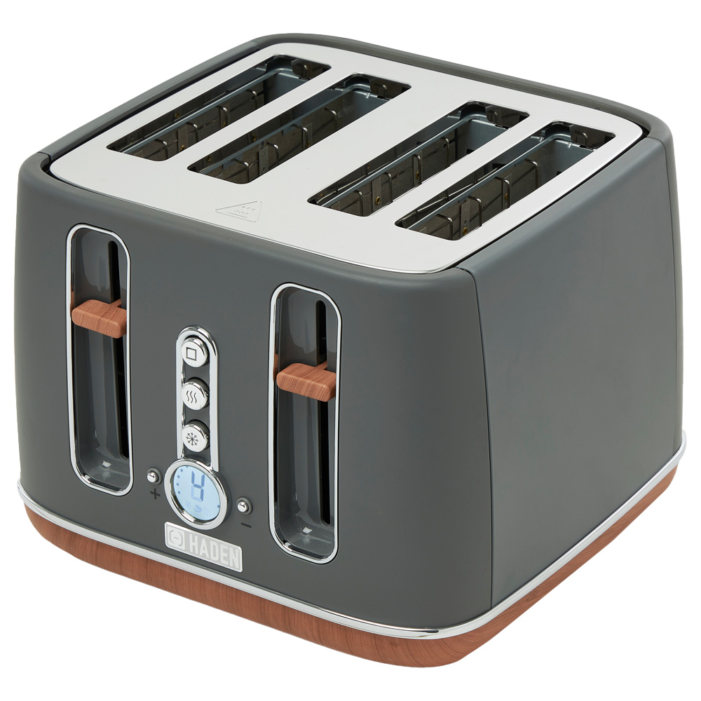 Haden Grey Dorchester 4 Slice Toaster Image 1