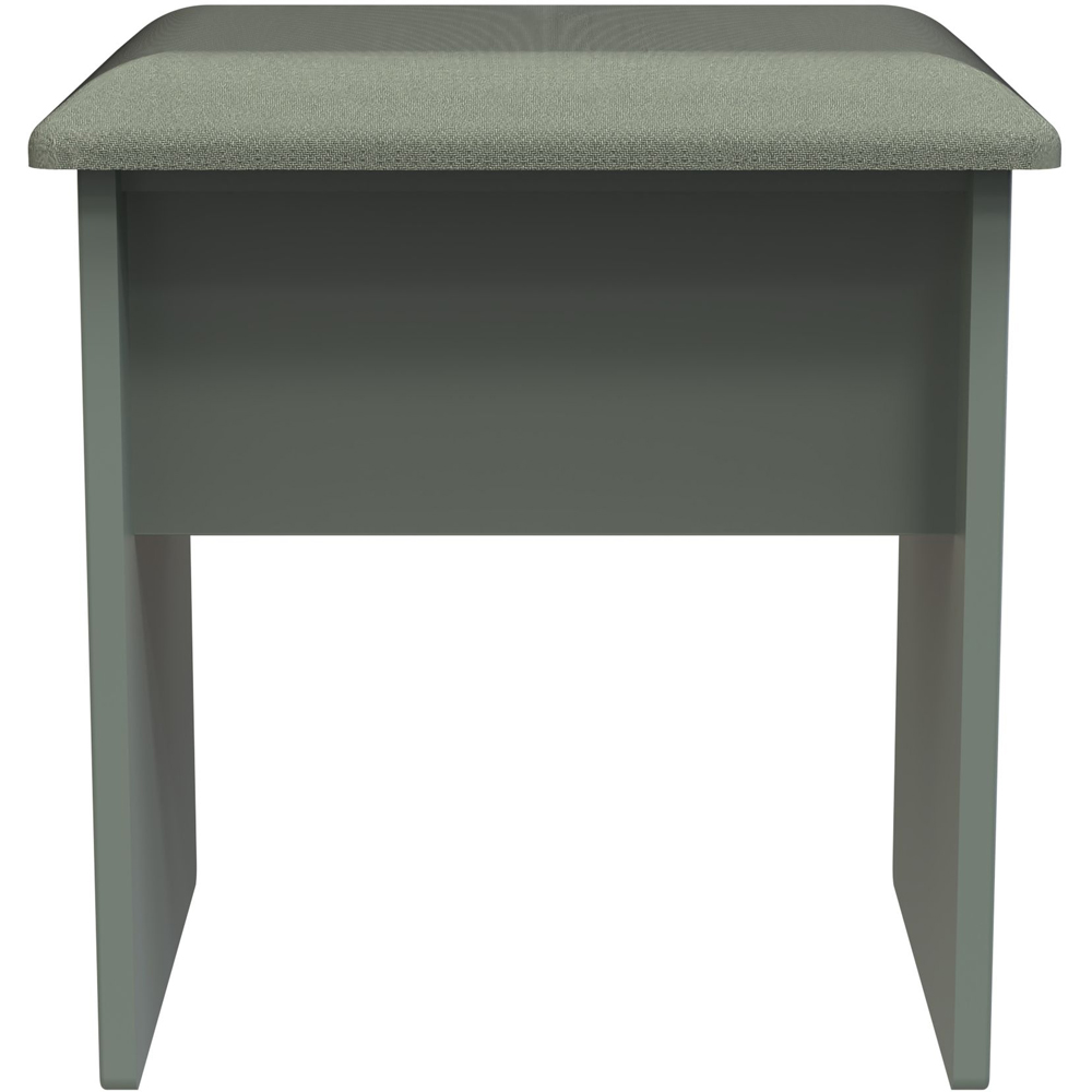 Crowndale New York Reed Green Vanity Dressing Table Stool Image 3