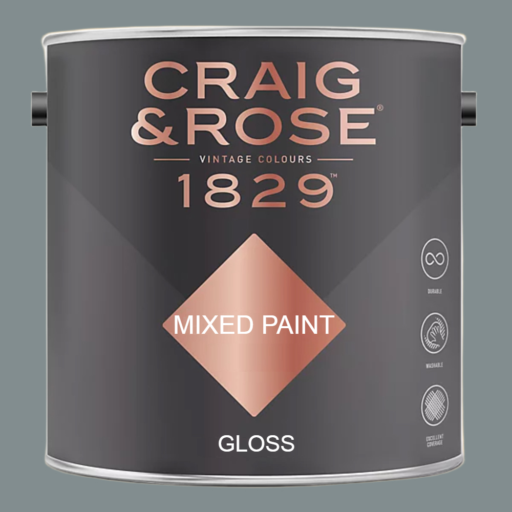 Craig & Rose 1829 Vintage Walls Wood and Metal Steel Pole Gloss Mixed Paint 2.5L Image 2
