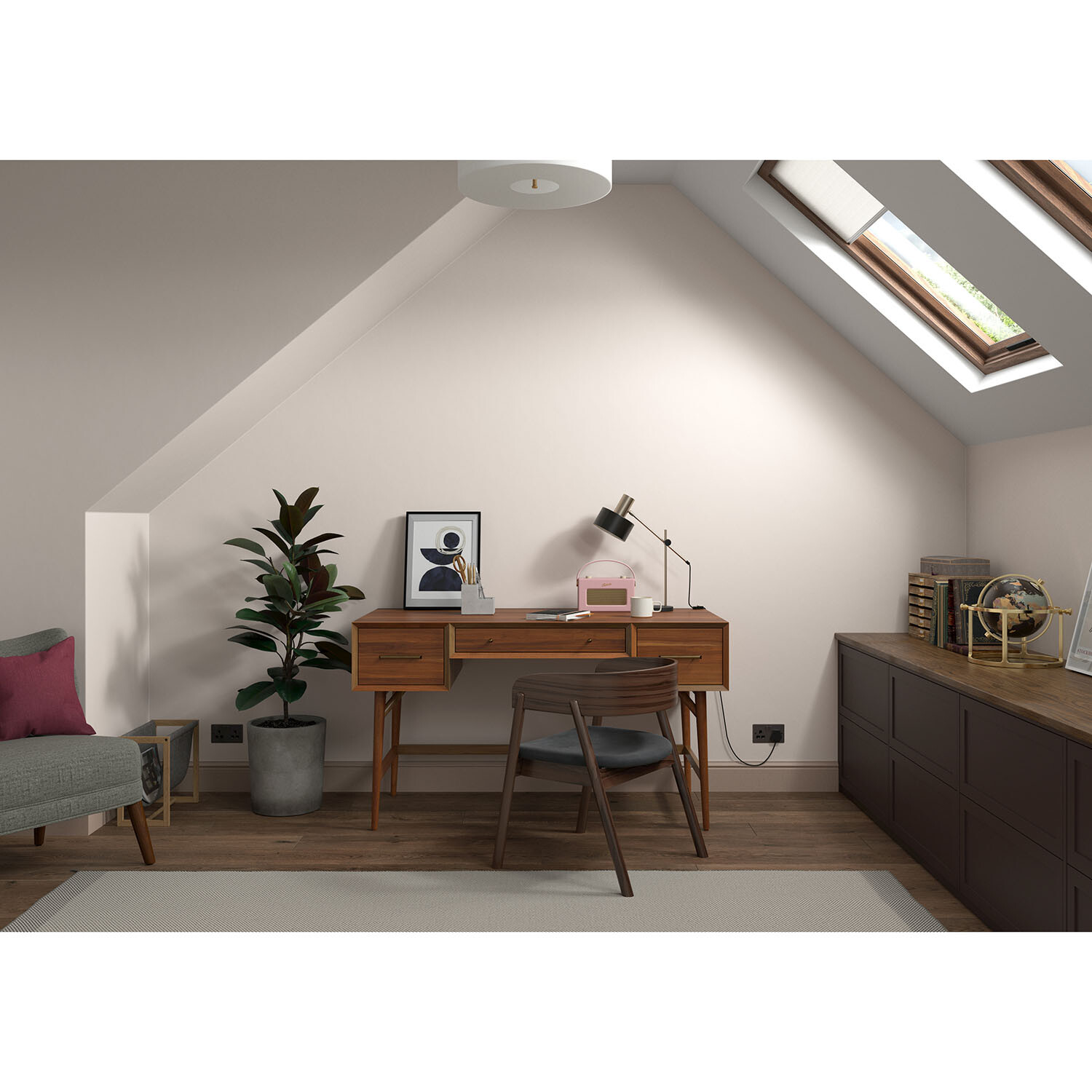 Dulux Heritage Walls and Ceilings Powder Colour Velvet Matt Emulsion Paint 2.5L Image 7