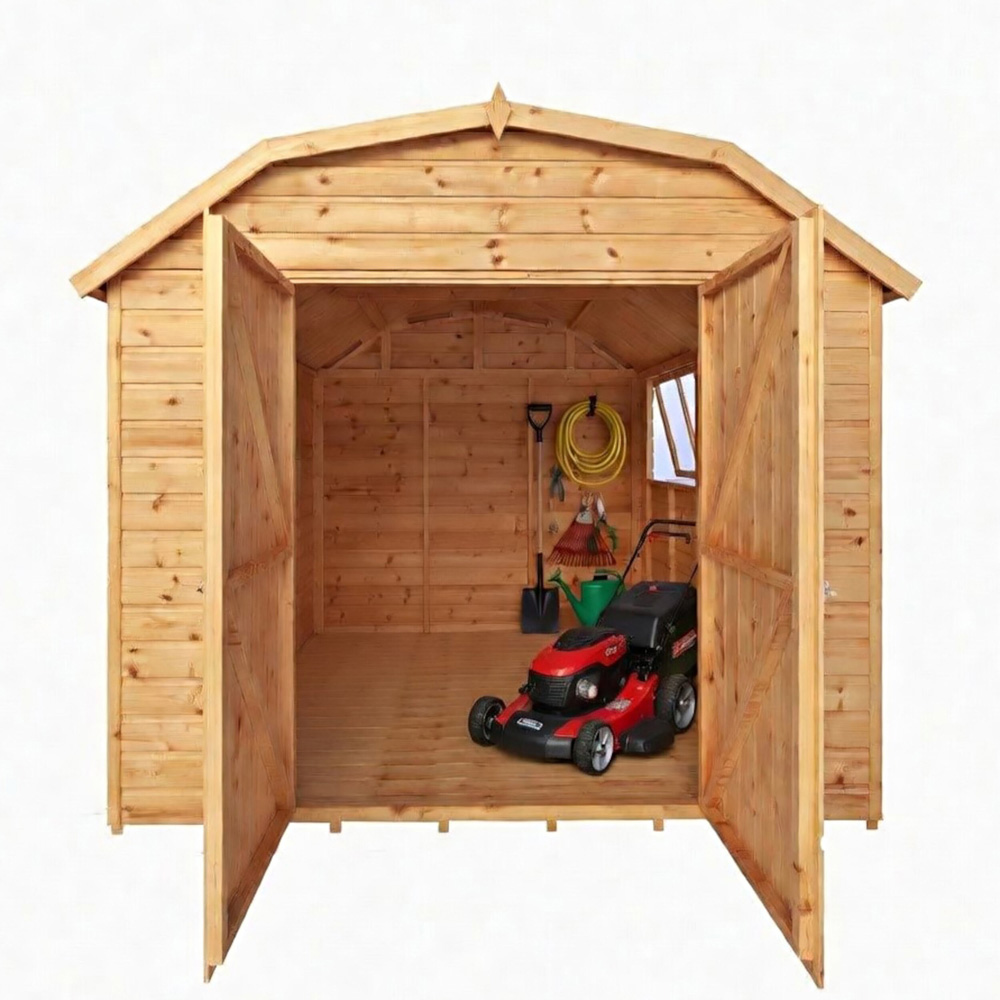 Shire Barn 10 x 8ft Double Door Shiplap Apex Garden Shed Image 6