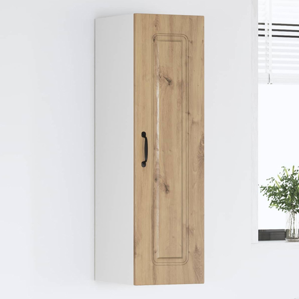vidaXL Single Door Artisan Oak Kitchen Wall Cabinet Image 1