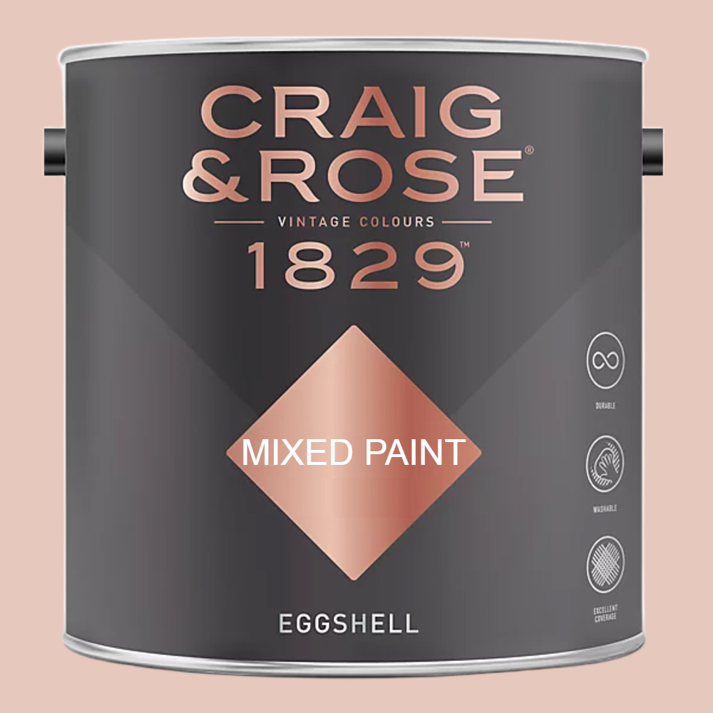 Craig & Rose 1829 Vintage Walls Wood and Metal Alhambra Stone Eggshell Paint 2.5L Image 2