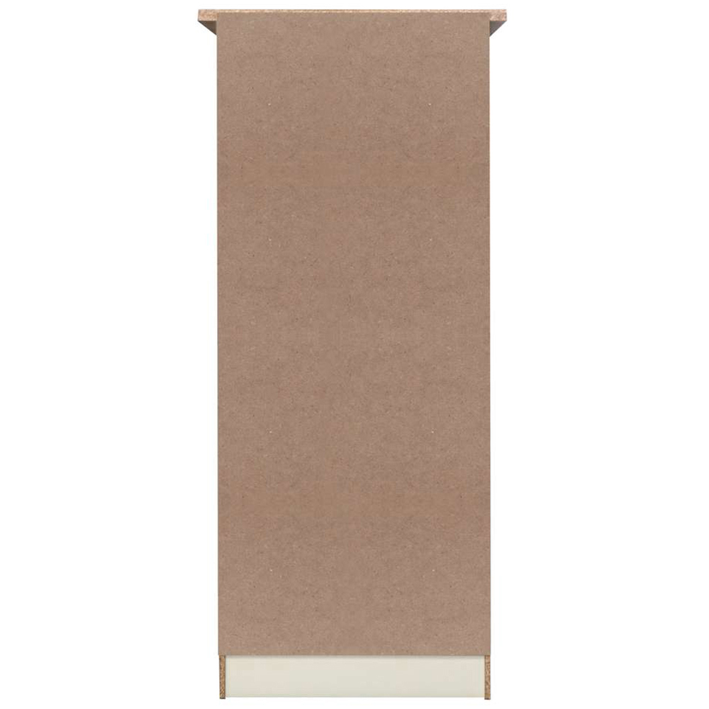 Highgate 2 Door Cream and Oak Wardrobe Image 4