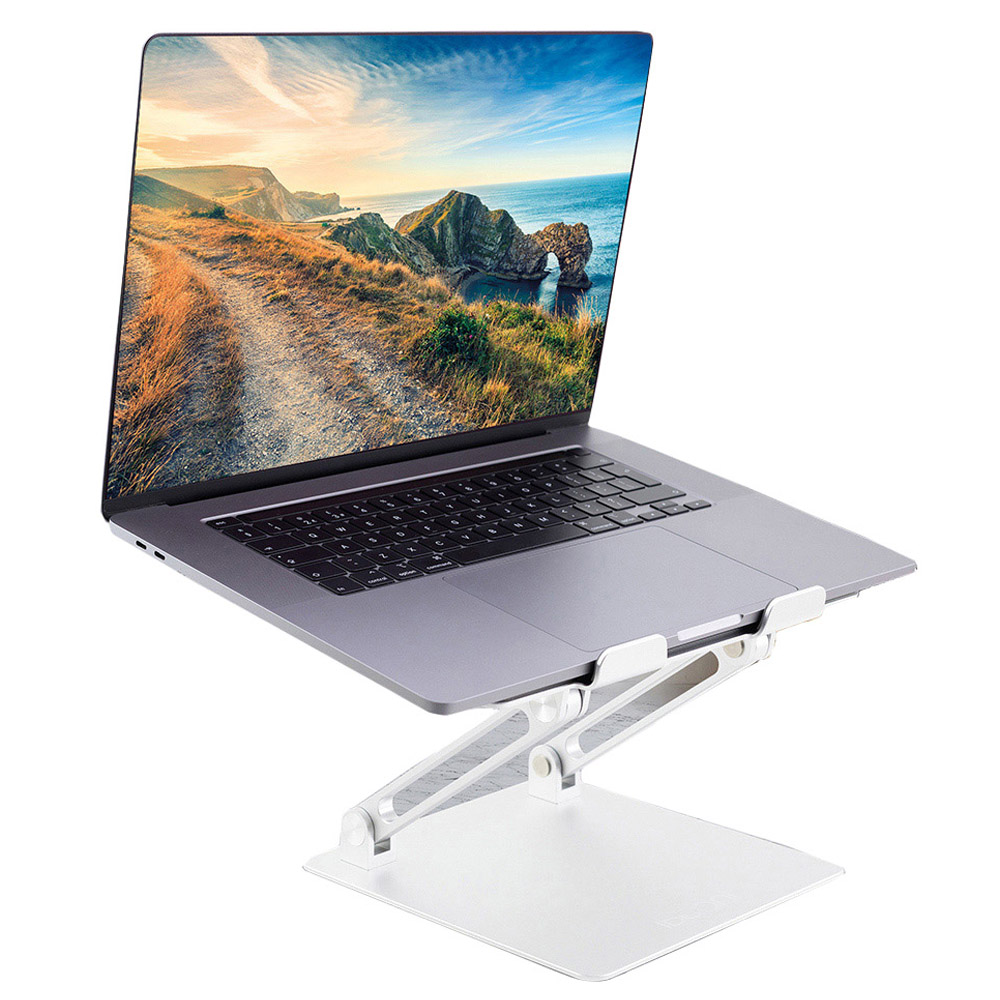 iBeani Silver Adjustable Aluminium Tablet Stand Image 1