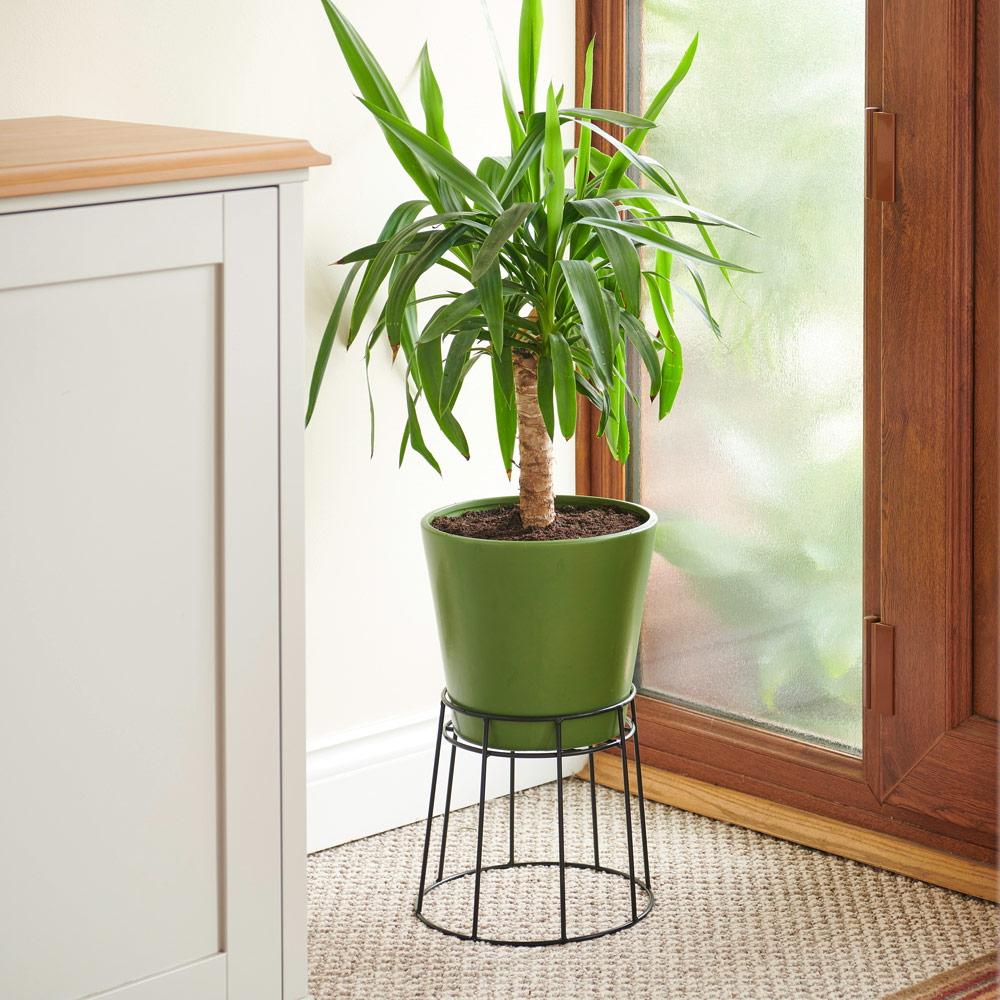 Wilko Indoor Outdoor Duo Plant Pot and Stand 25cm Wilko