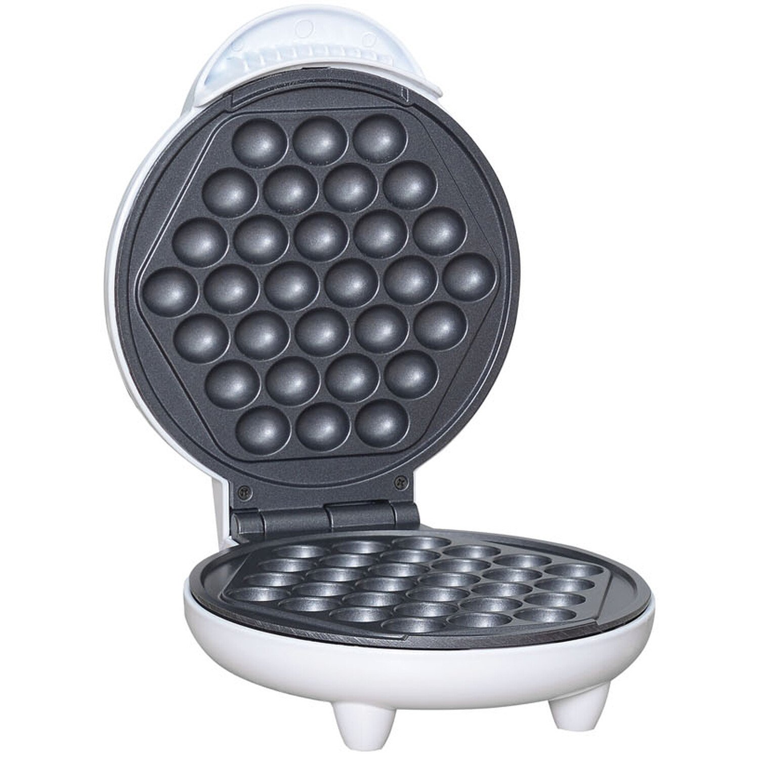 White Bubble Waffle Maker Image 1