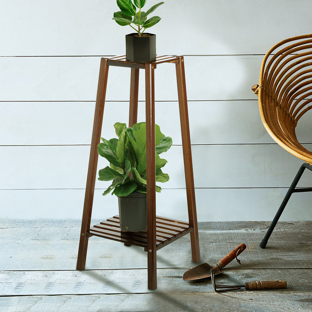 Vintage Plant Stand Natural Multi-Tiered Image 5
