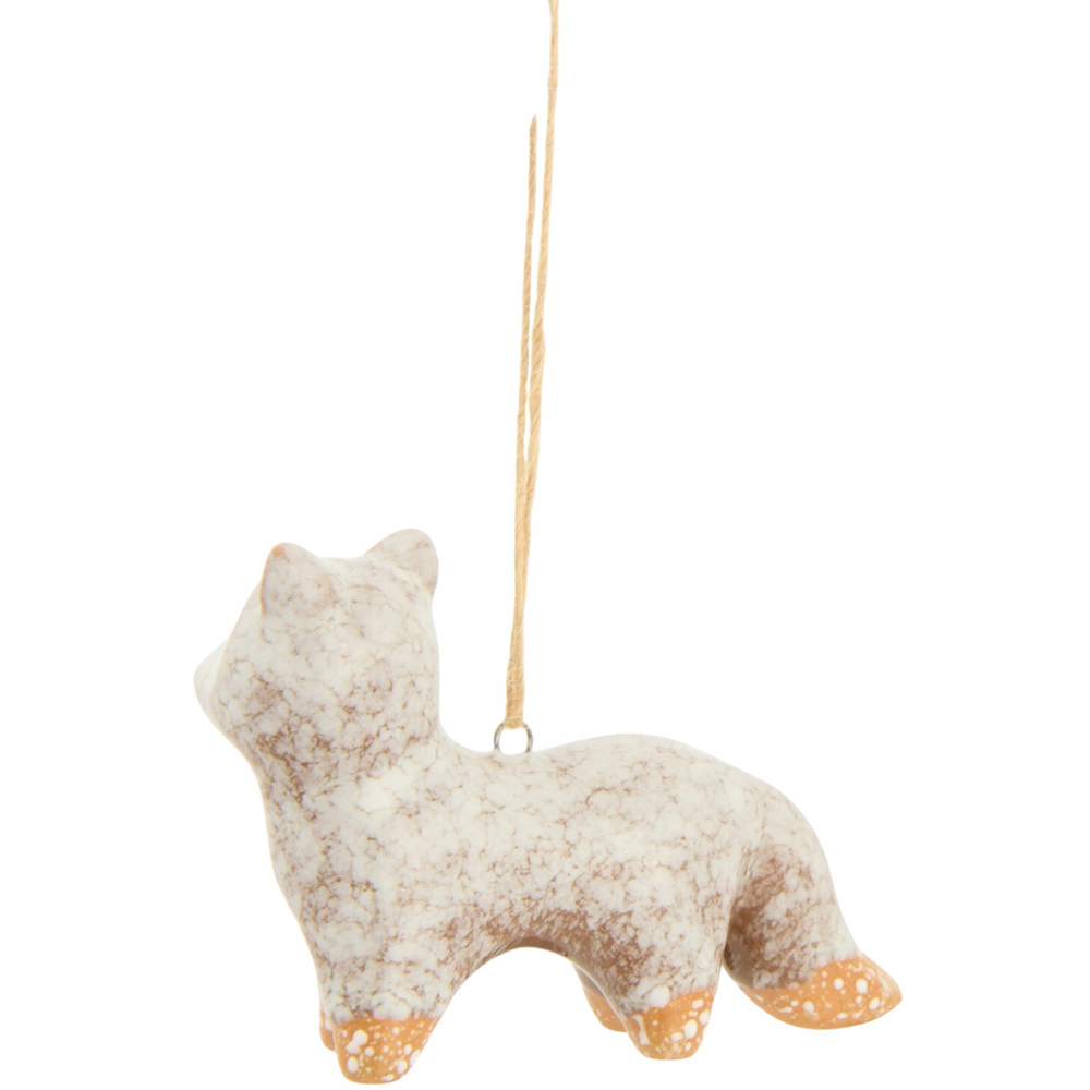 Ceramic Fox or Squirrel Hanging Decoration Image 4