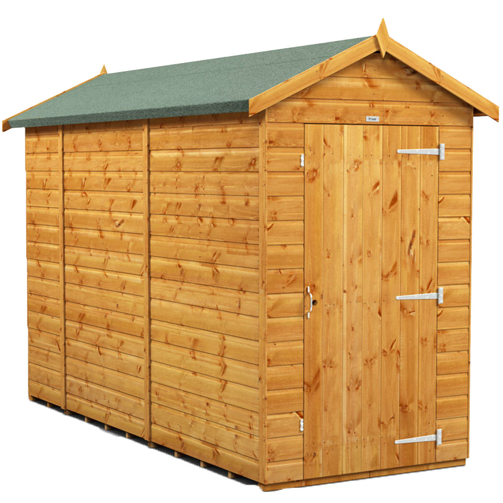 Power Sheds 10 x 4ft Apex Wooden Shed Image 1