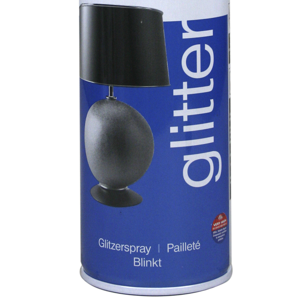 PlastiKote Silver Glitter Effect Spray Paint Image 3