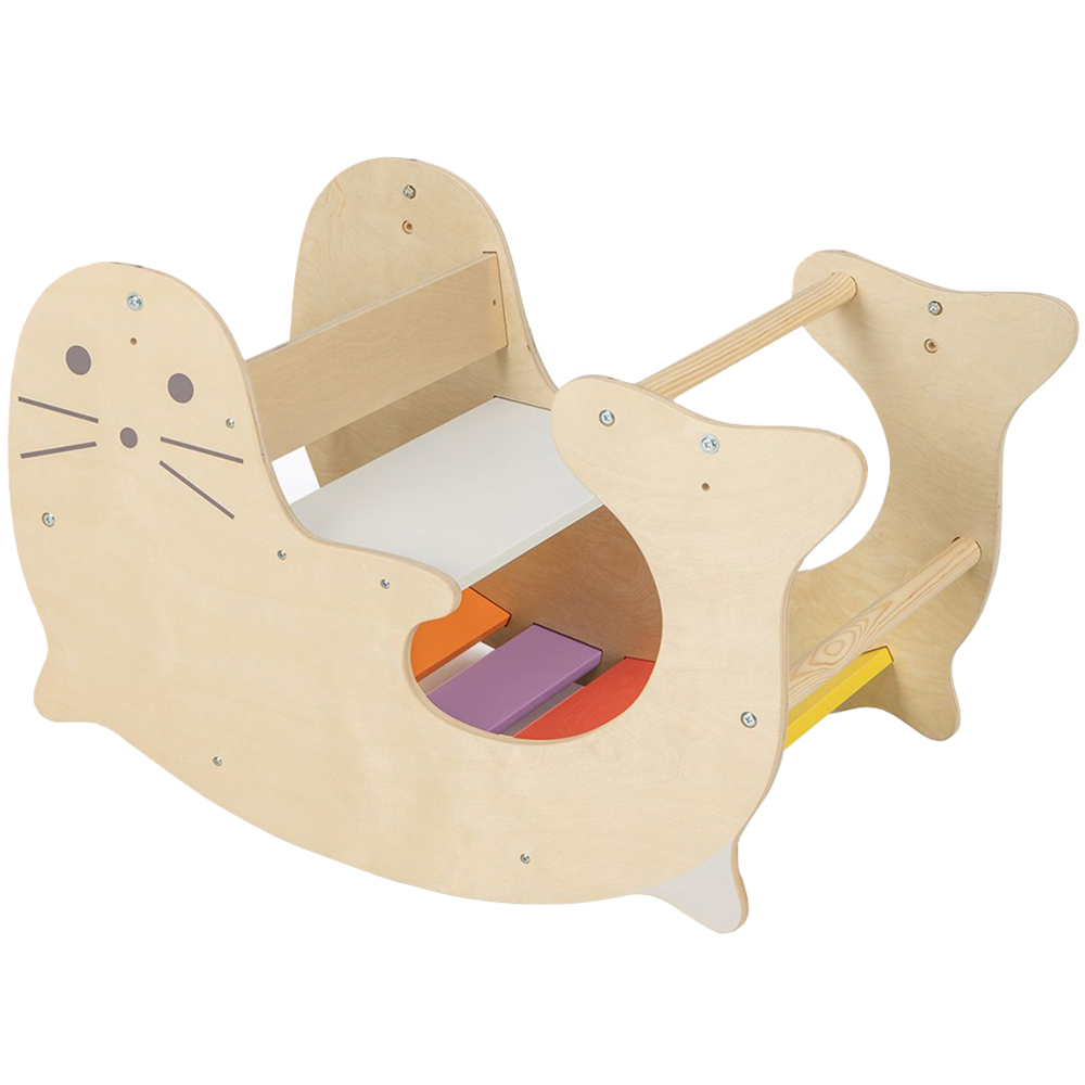 Costway Multicolour 3 in 1 Climbing Toy Set Image 1