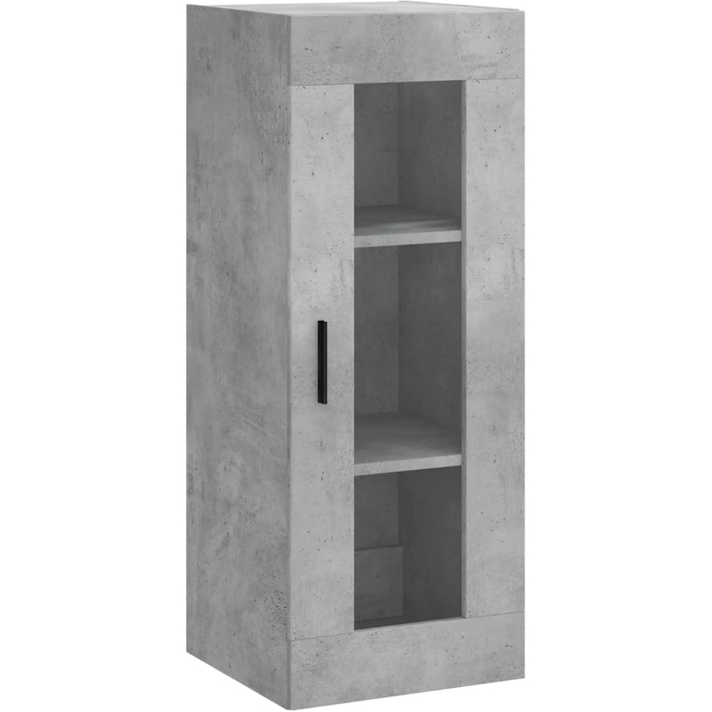 vidaXL 2 Door Concrete Grey Highboard Image 5