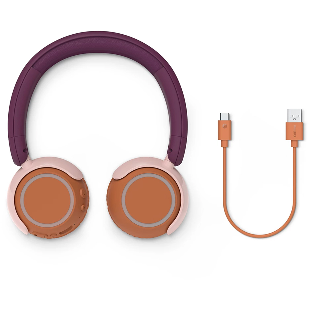 Philips TAK4200 Magenta Kids Wireless Headphones Image 7