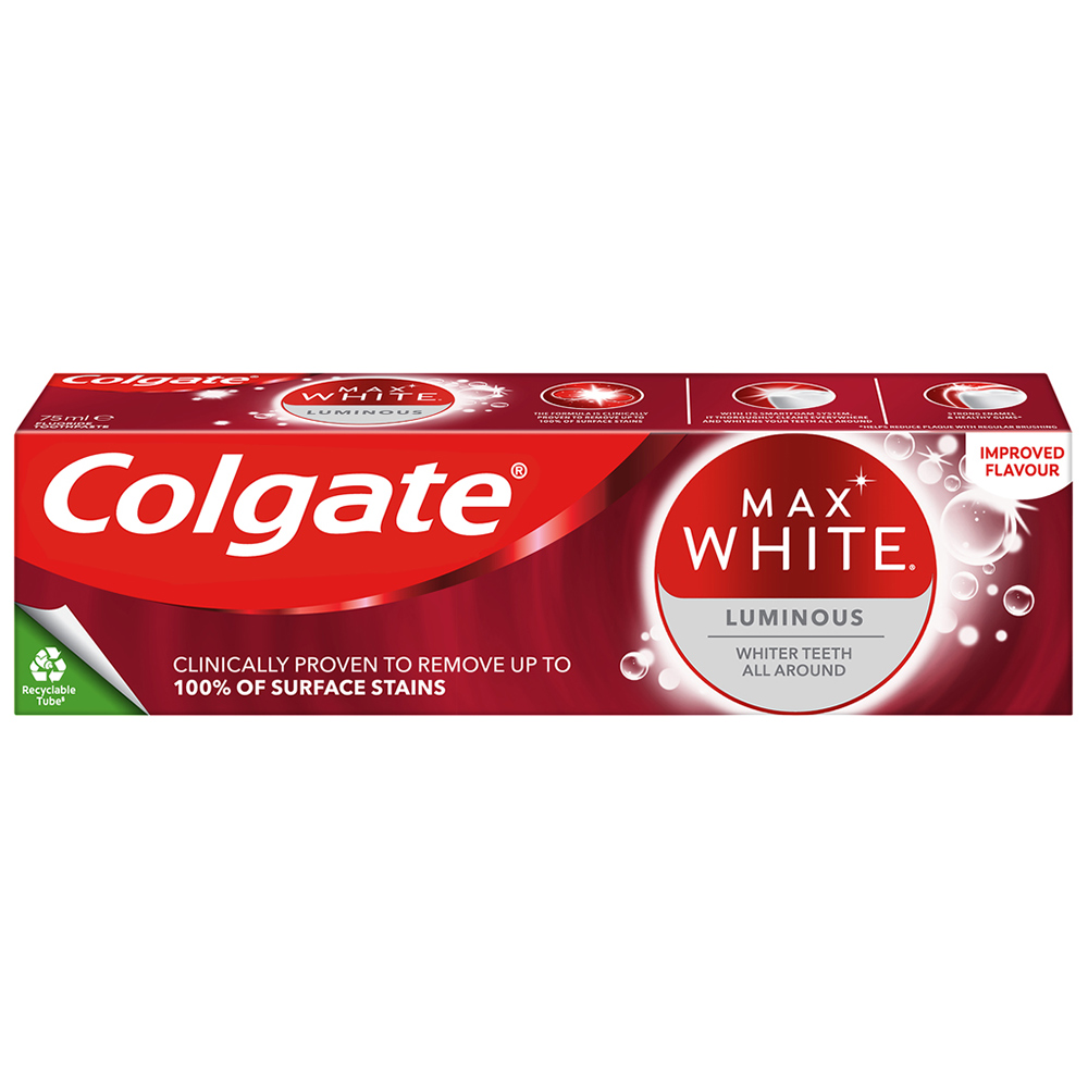 Colgate Max White One Luminous Toothpaste 75ml Image 1