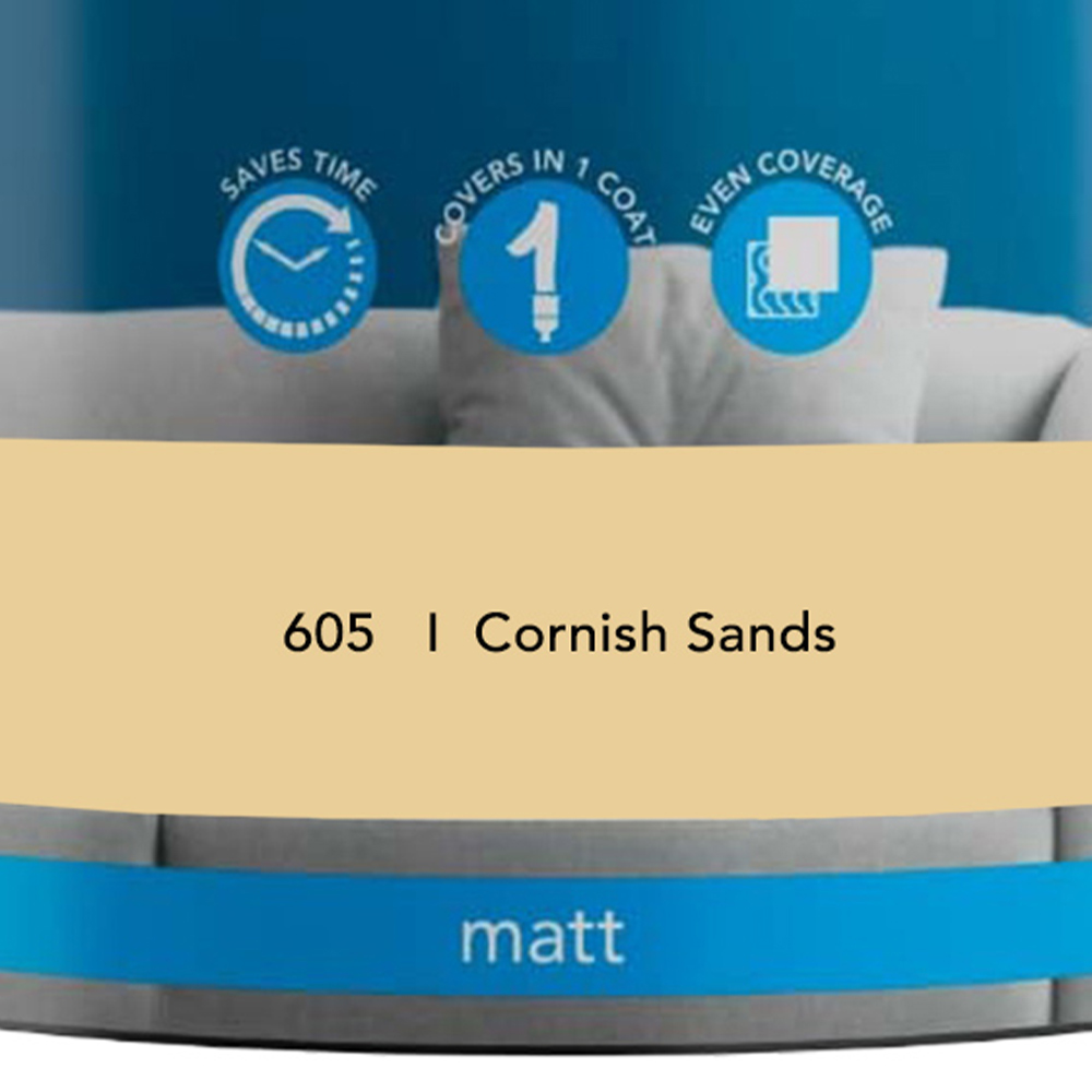 Wilko Quick One Coat Cornish Sands Matt Emulsion Paint 2.5L Image 3