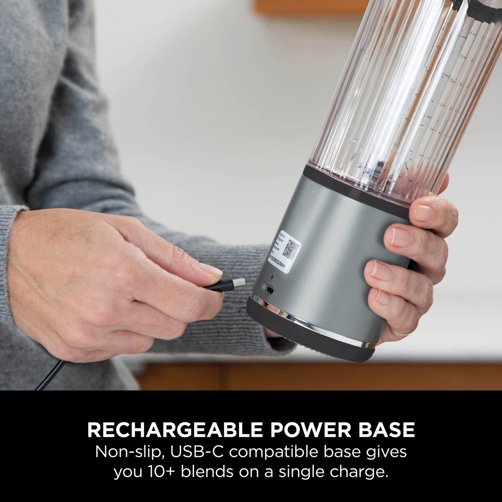 Ninja Blast BC151UKBK Black 530ml Cordless Portable Blender Image 7