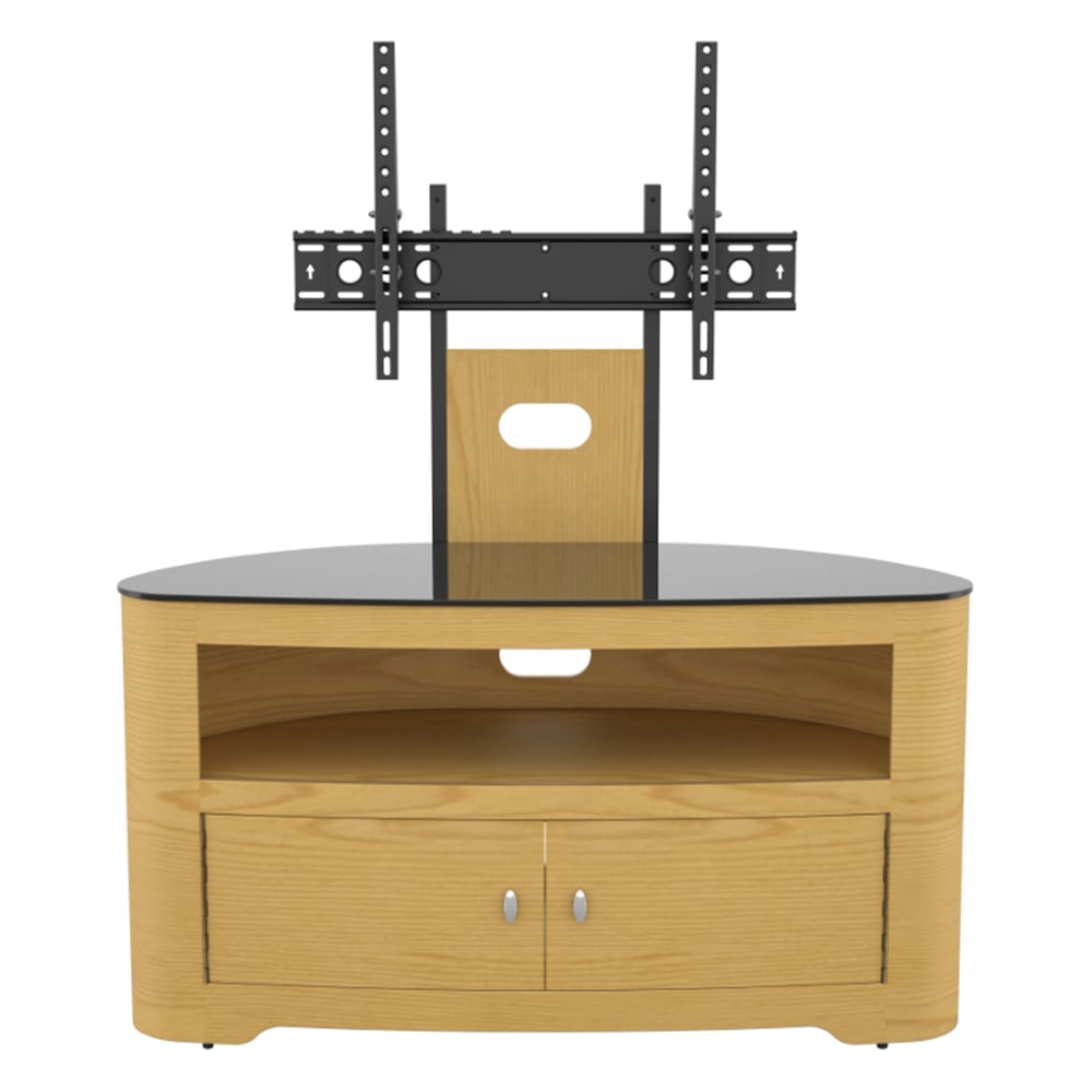 AVF Affinity Blenheim Oak Mount Curved TV Unit Image 4