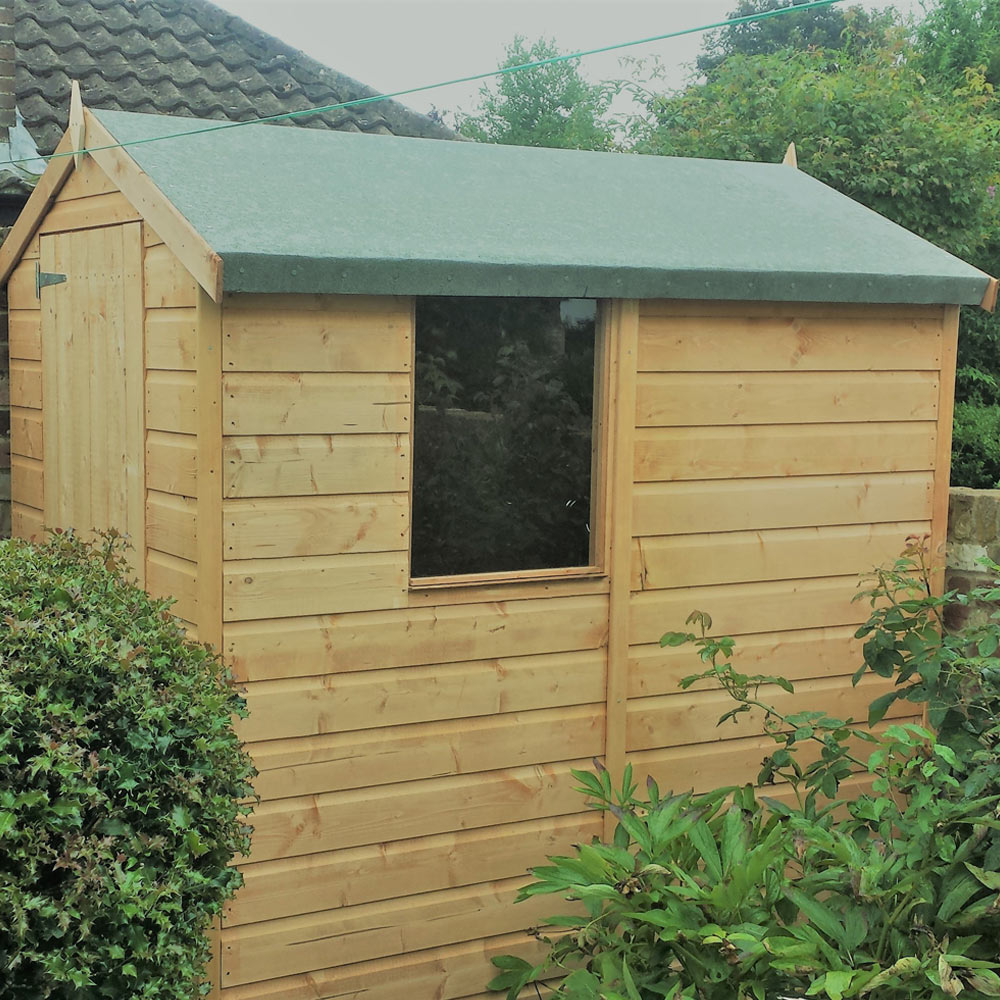 Shire Shetland 6 x 4ft Apex Pressure Treated Tongue and Groove Shed Image 2