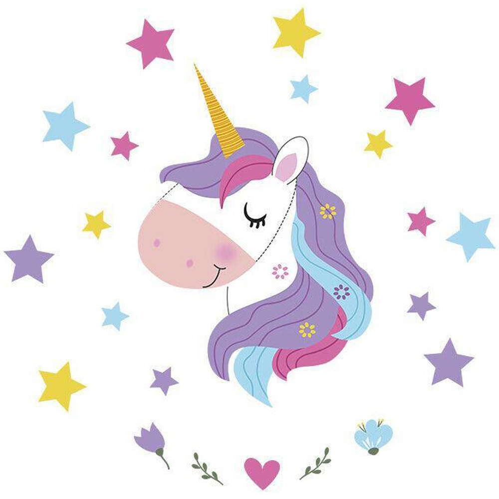 Walplus Kids Magical Unicorn Self Adhesive Wall Stickers Image 3