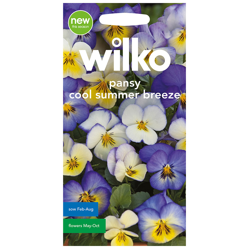 Wilko Pansy Cool Summer Breeze Seeds Image 2